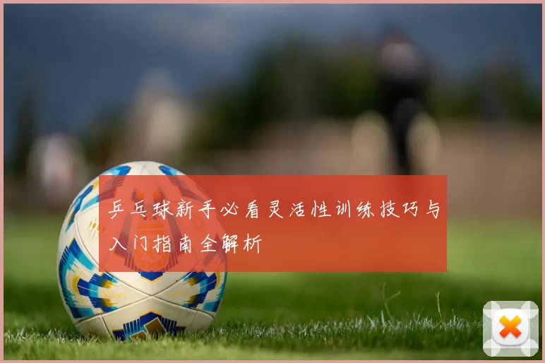 乒乓球新手必看灵活性训练技巧与入门指南全解析